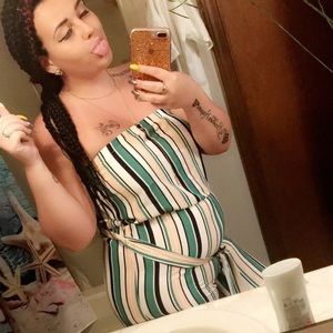 Strapless Pant jumpsuit . Size L